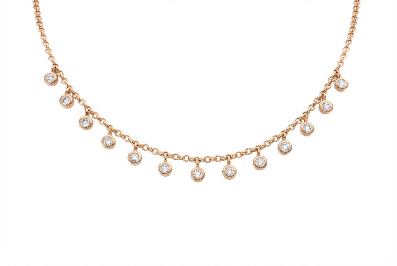 Delicate Fringe Necklace