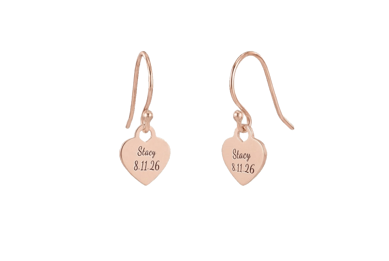 Heart Earrings Dangle
