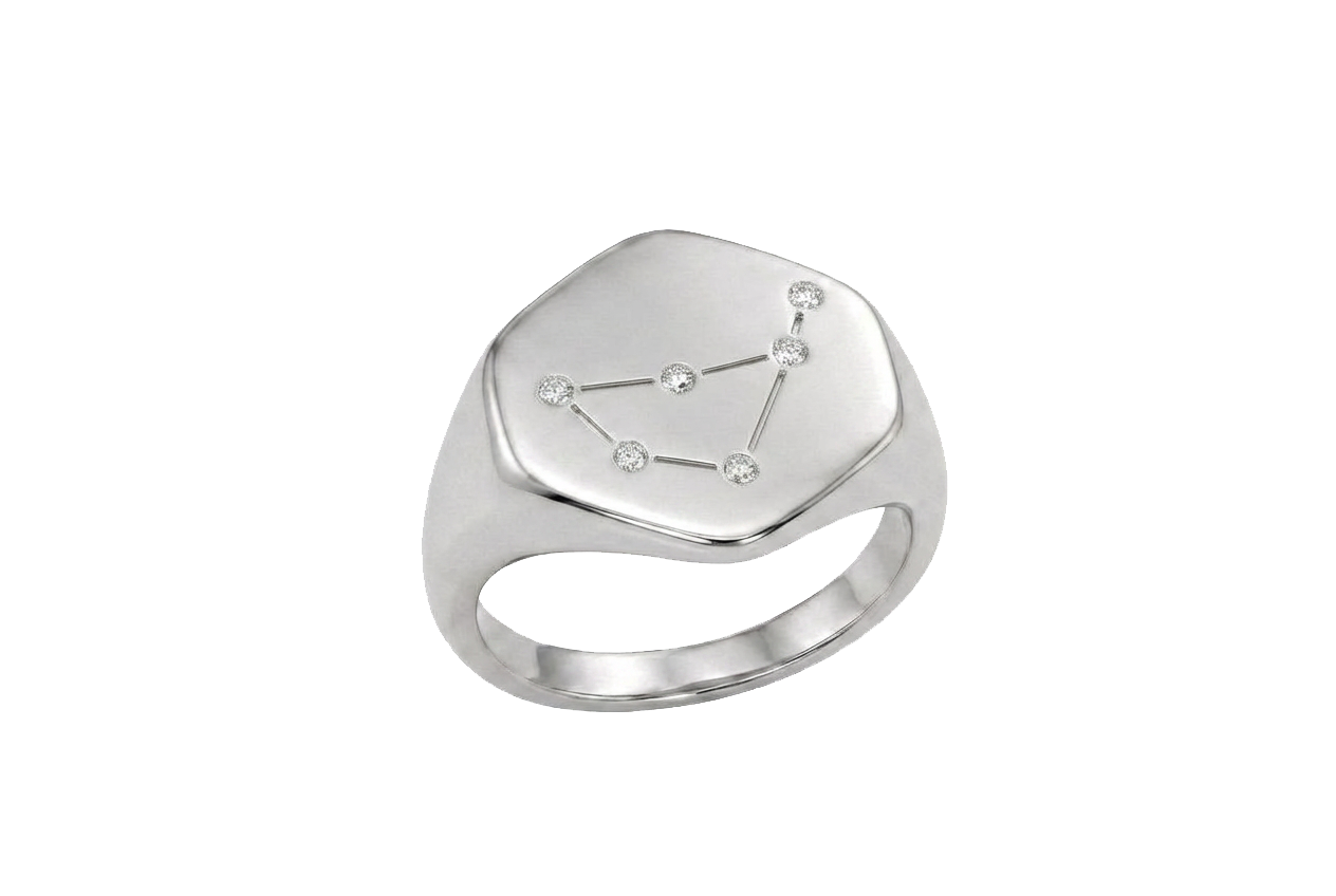 Hexagon Signet Ring