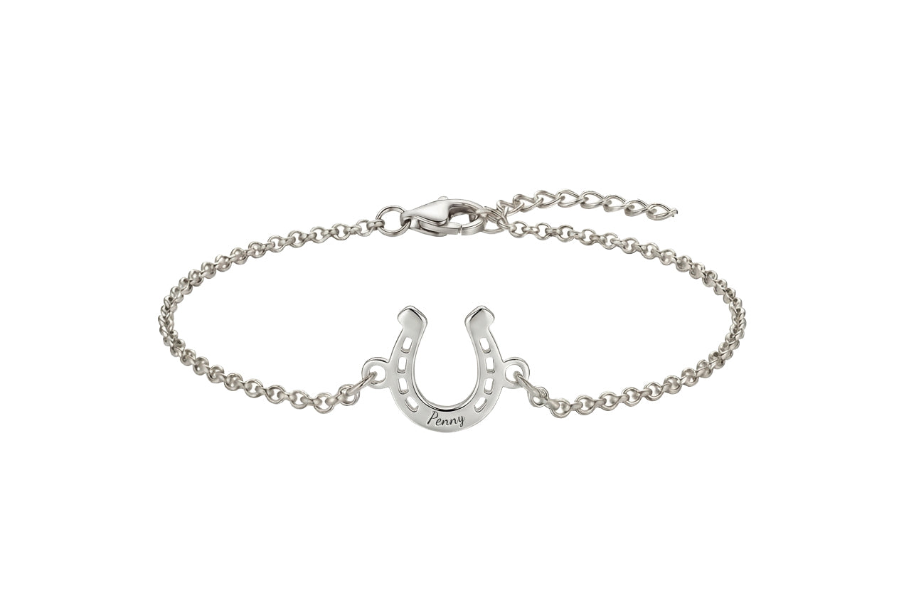 14k Gold Horseshoe Bracelet