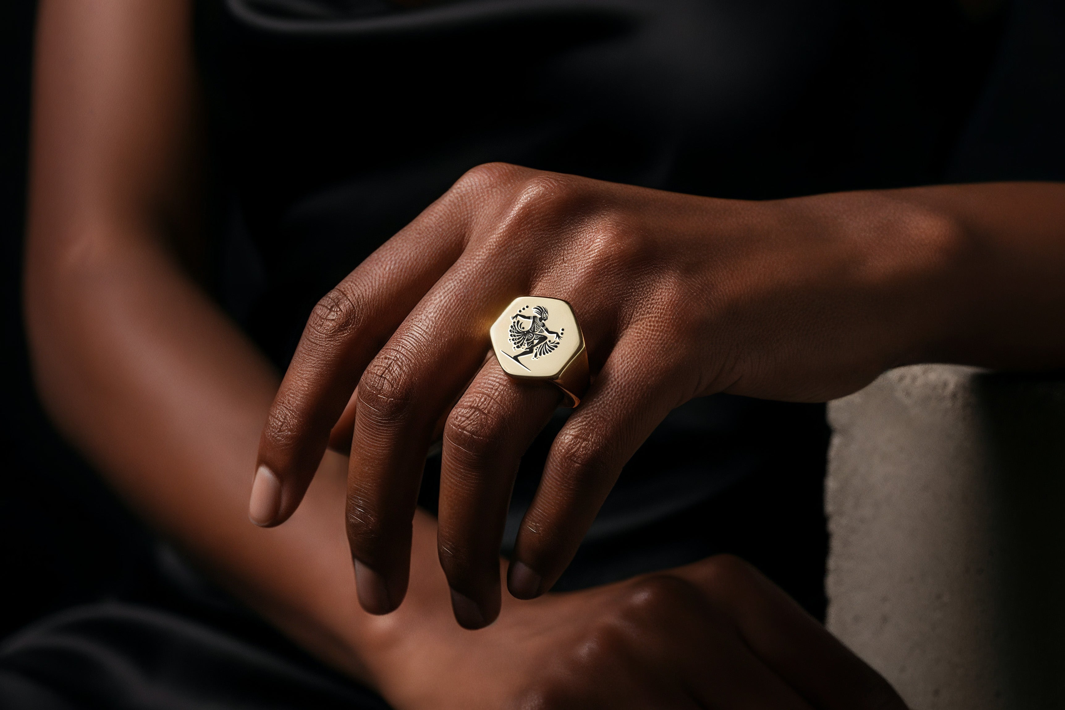 Traditional African Signet Ring