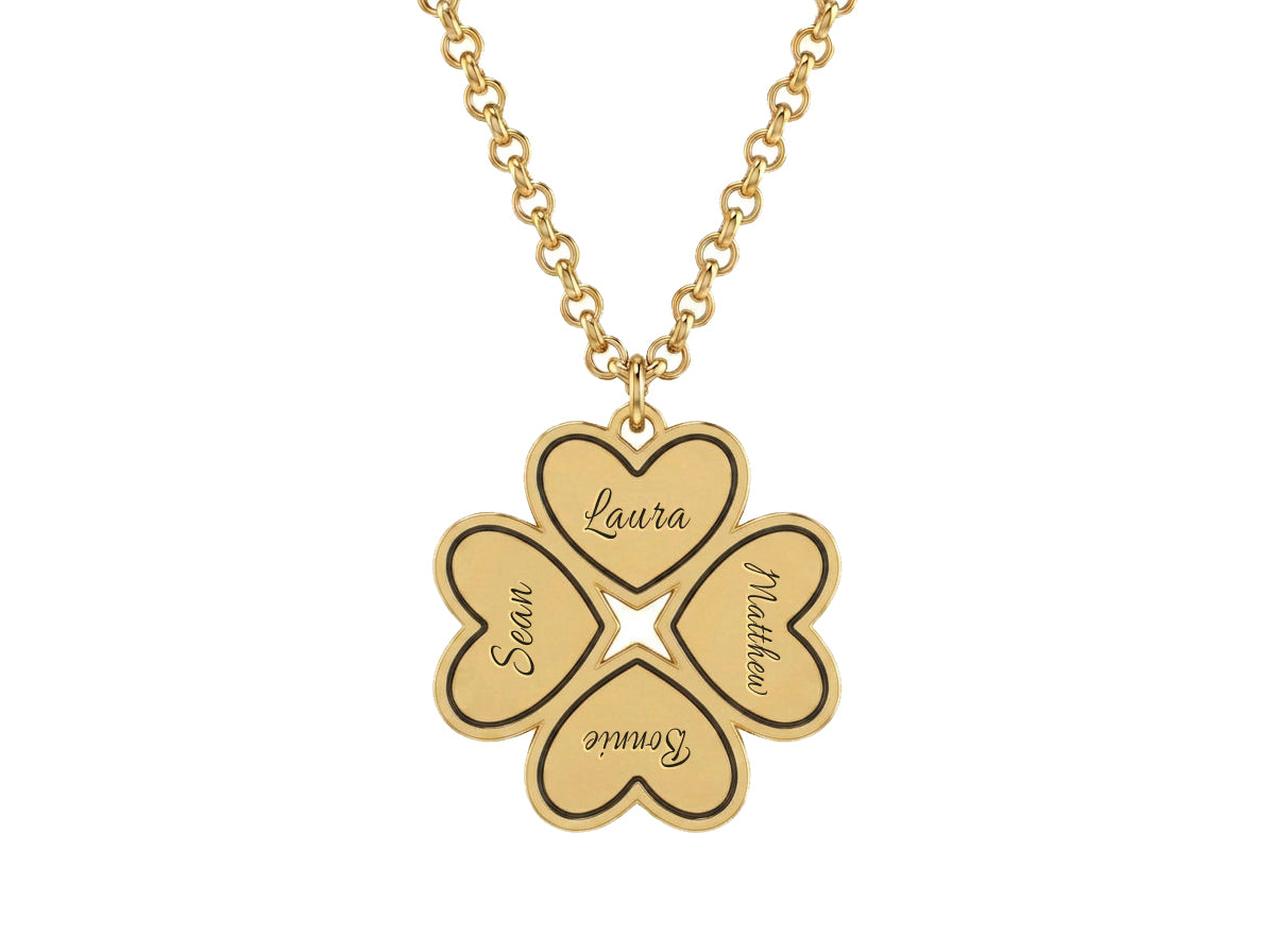 Clover Heart Necklace