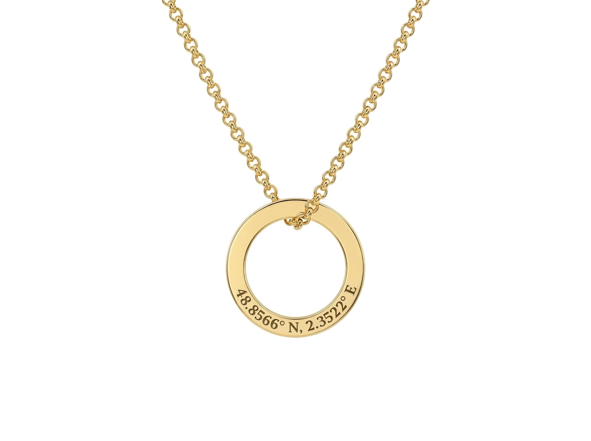 Personalized Circle Necklace