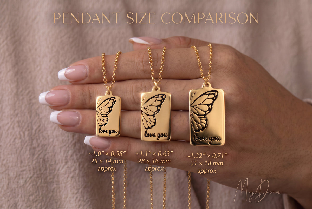 Butterfly Wing Matching Necklace Set