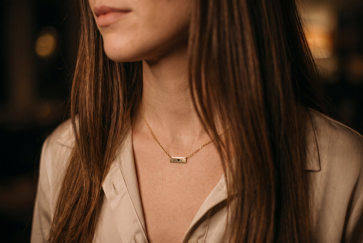 Tiny Bar Necklace