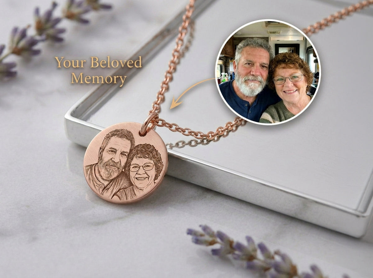 Photo Engraved Pendant
