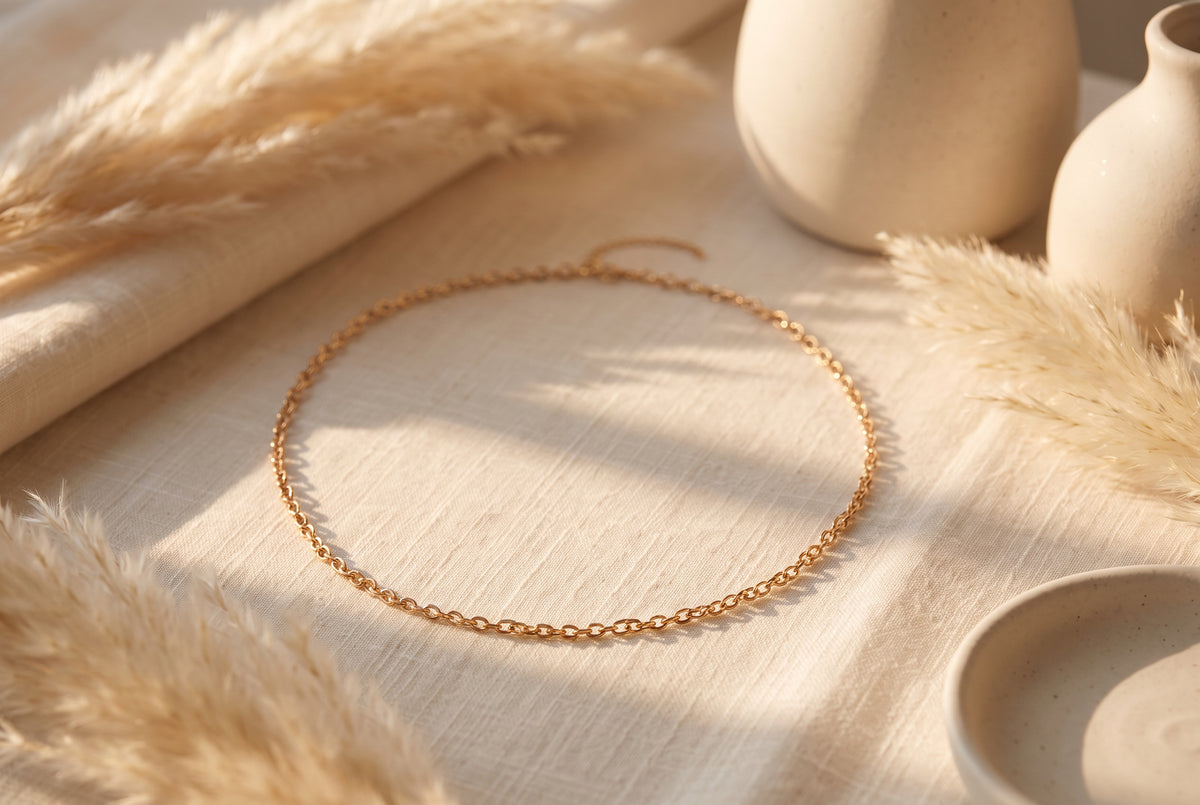 Robust Link Chain Necklace