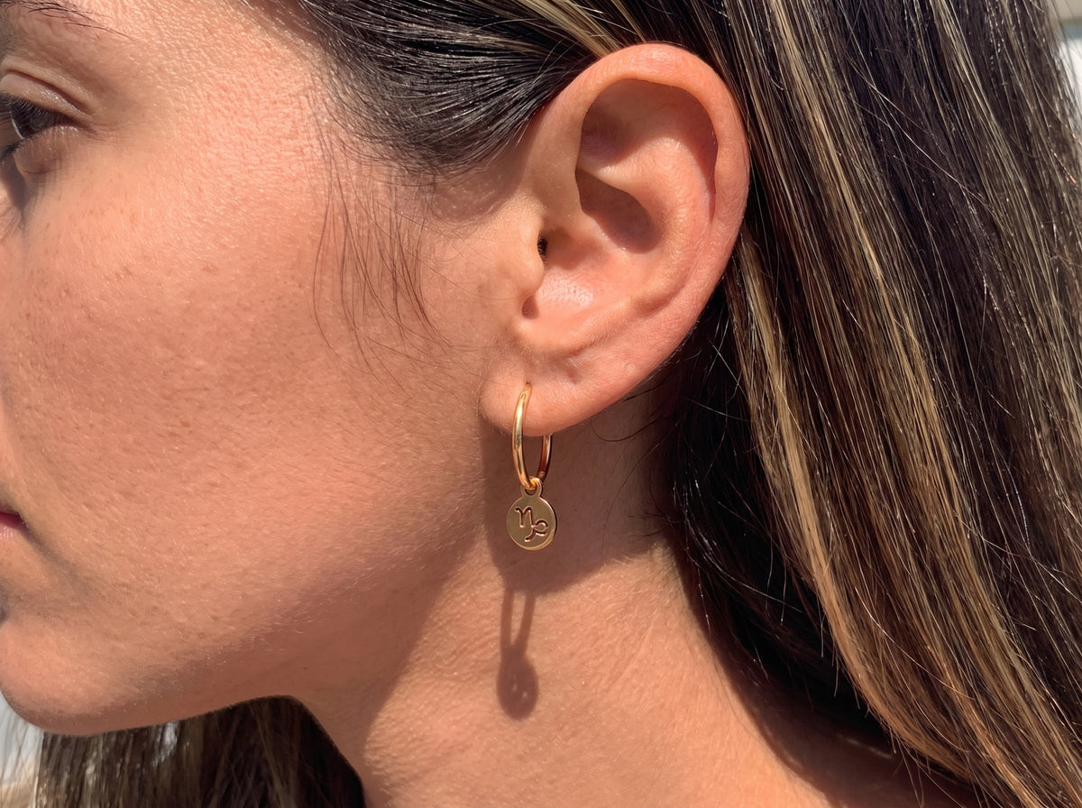 Capricon Hoop Earrings