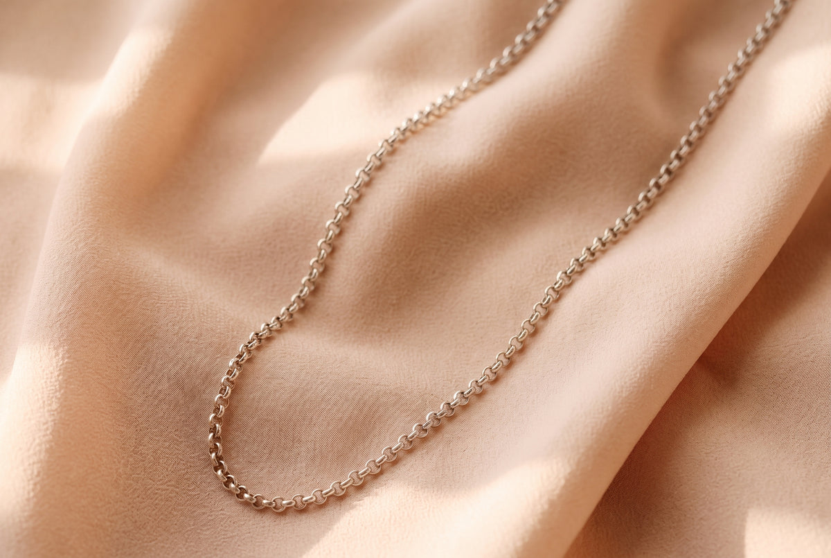 14K Gold Rolo Chain