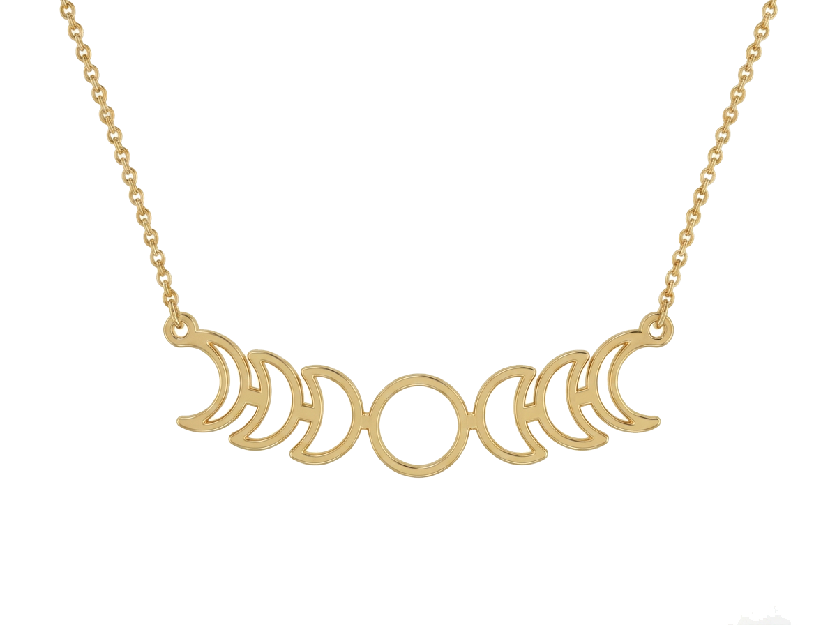 Moon Phases Necklace