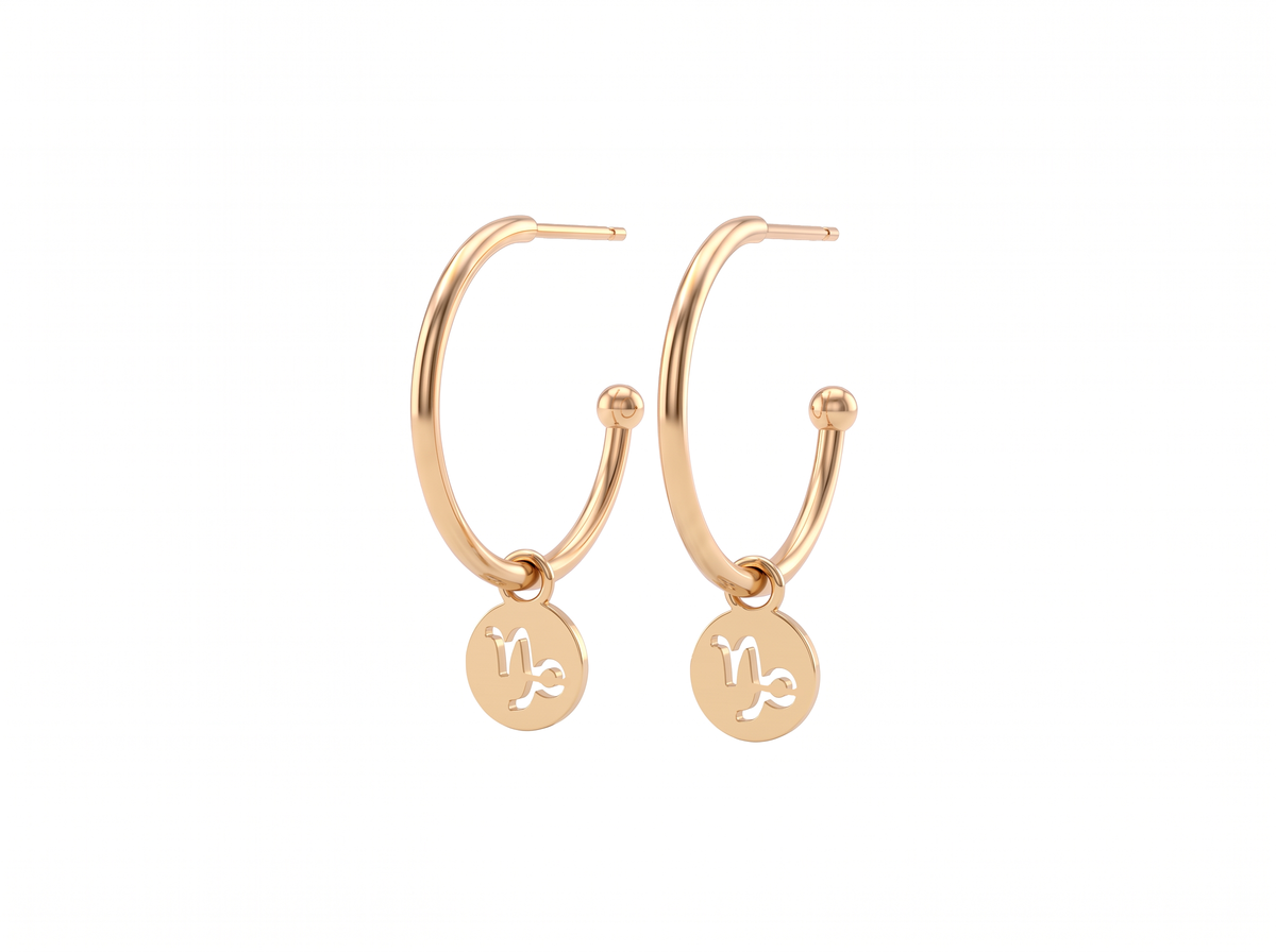 Capricon Hoop Earrings