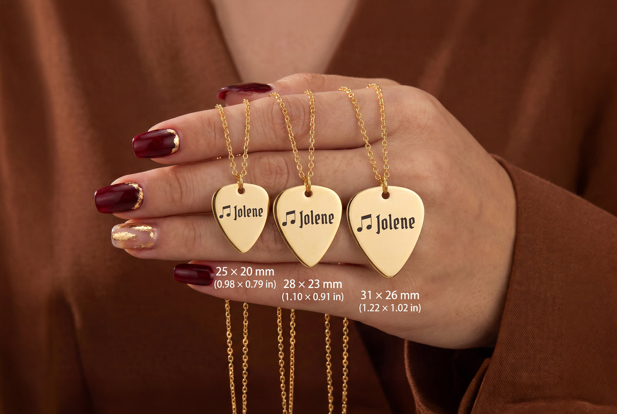 Custom Guitar Pick Pendant
