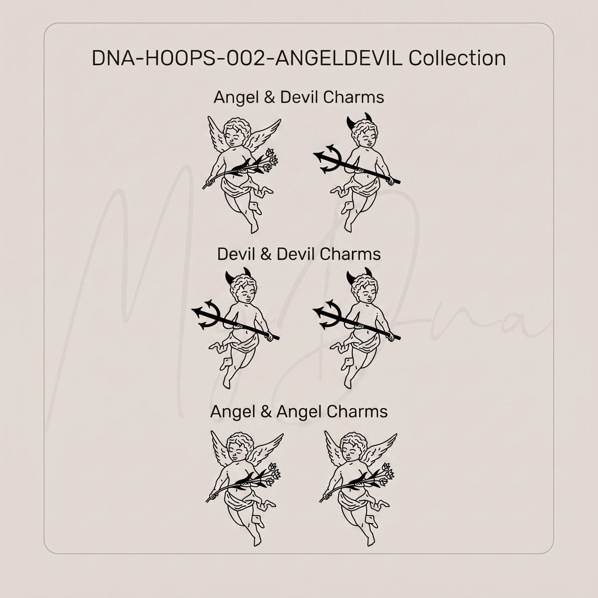 Angel and Devil Earrings