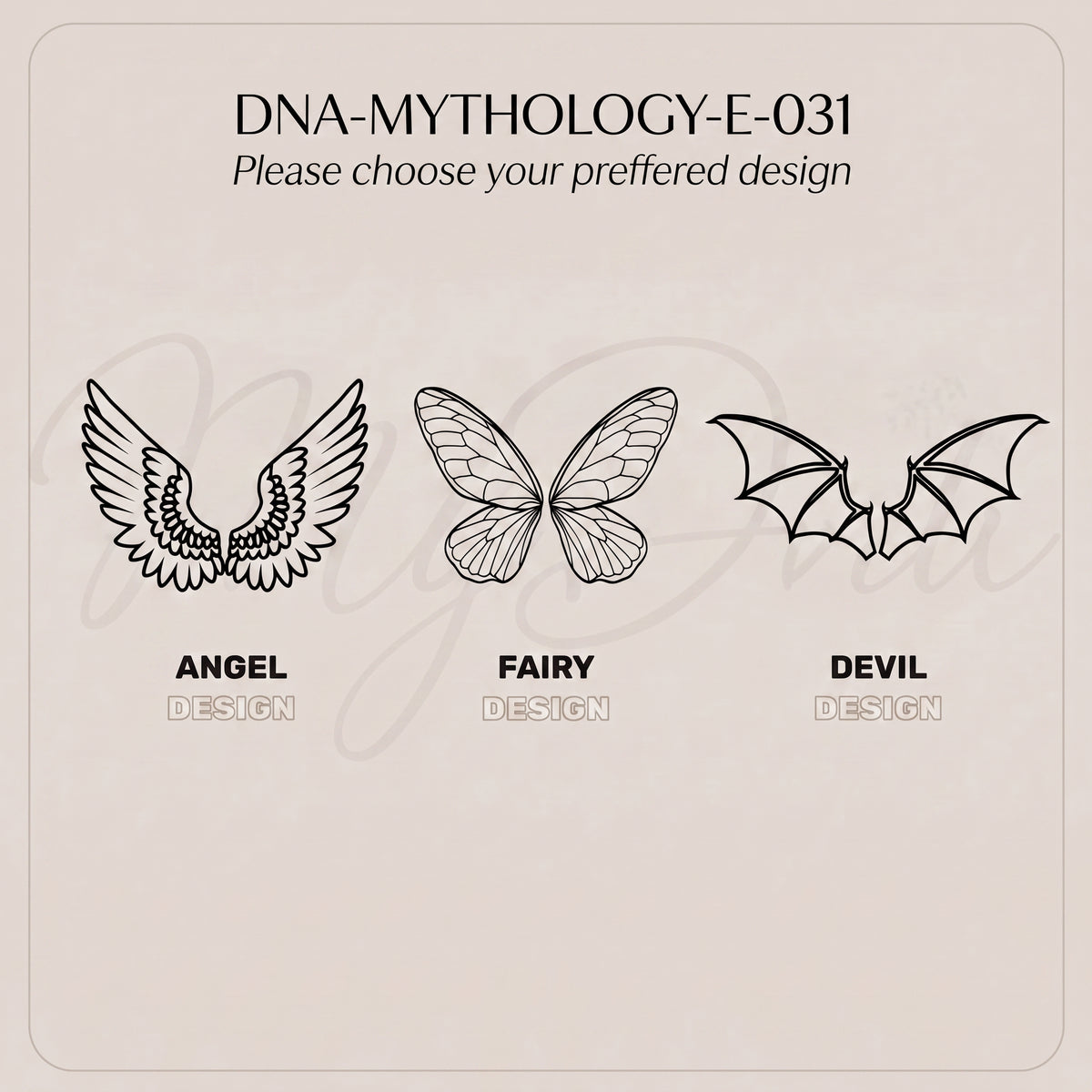 Fairy Wings Disc Necklace