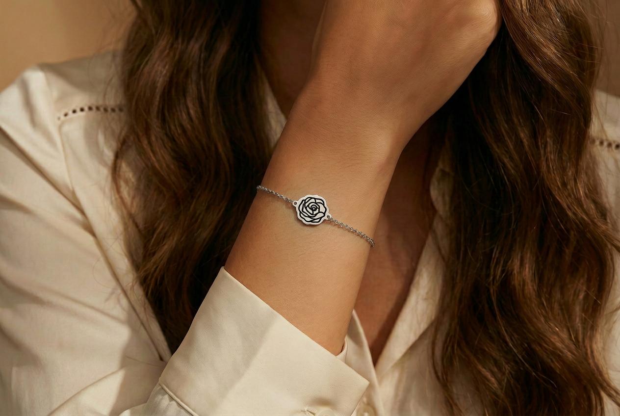 Birth Flower Bracelet