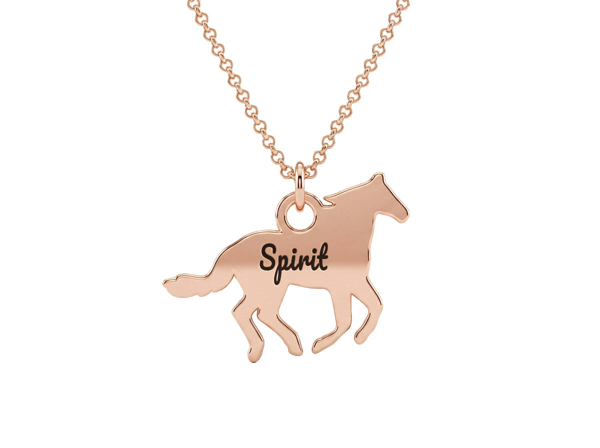 Personalized Horse Pendant