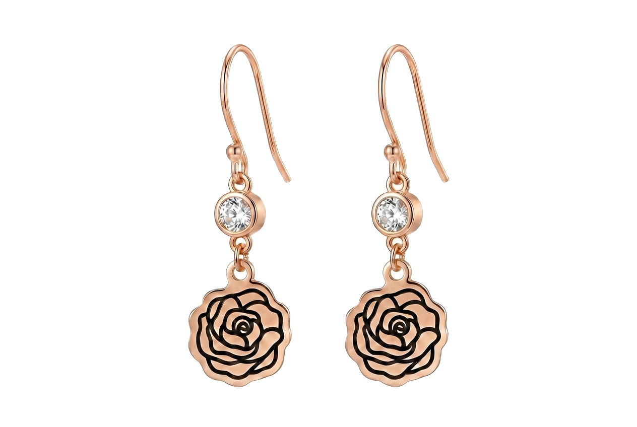 Birth Flower Earrings