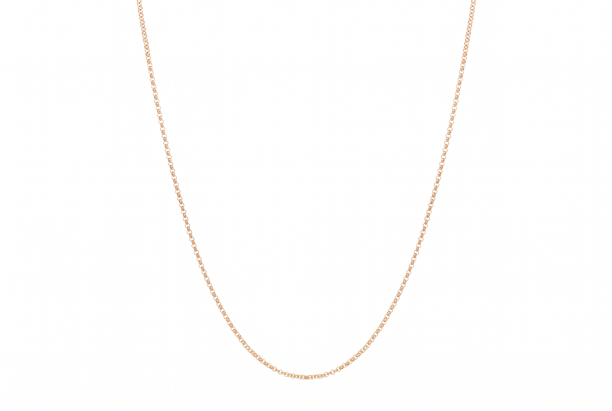 Thin Gold Rolo Chain