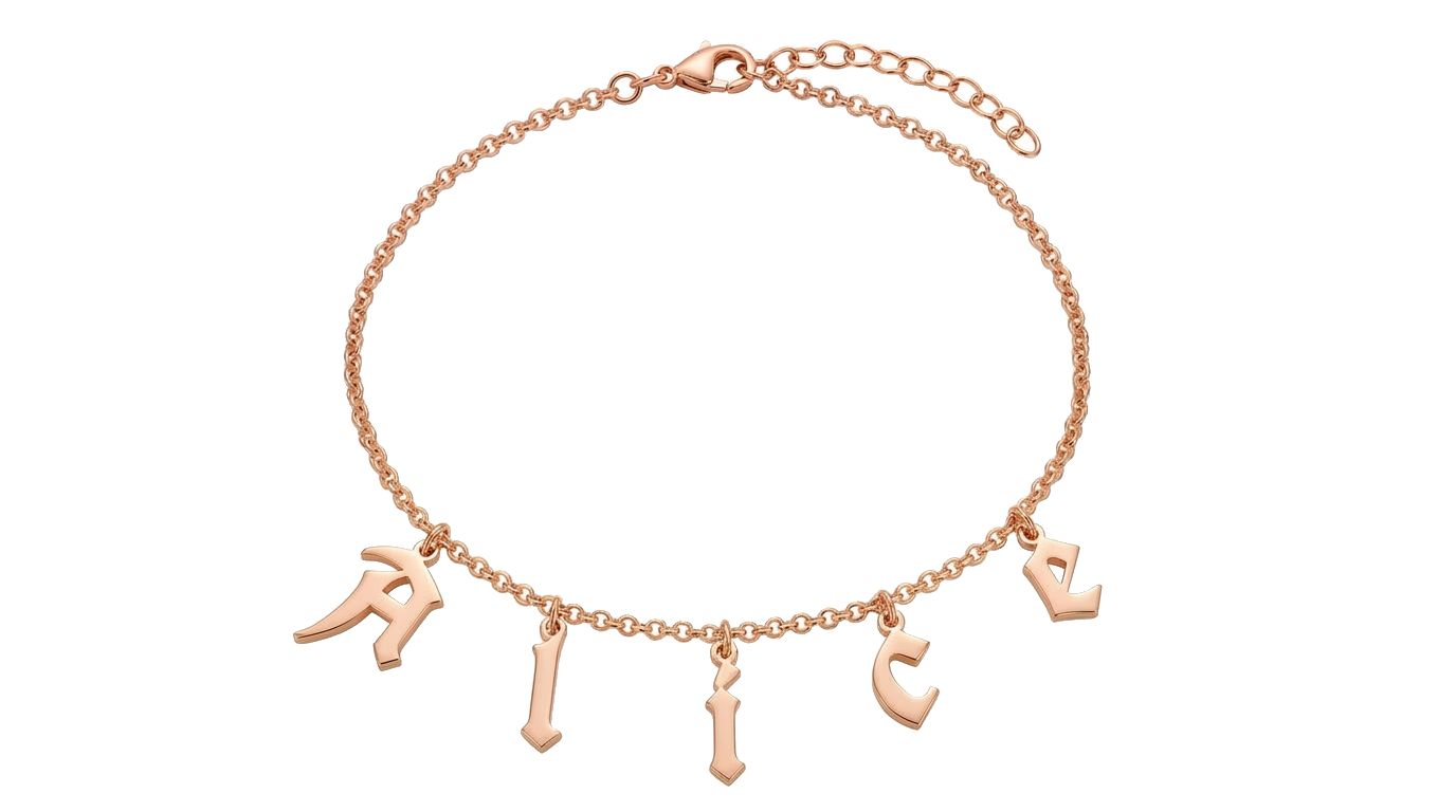 Personalized Name Anklet