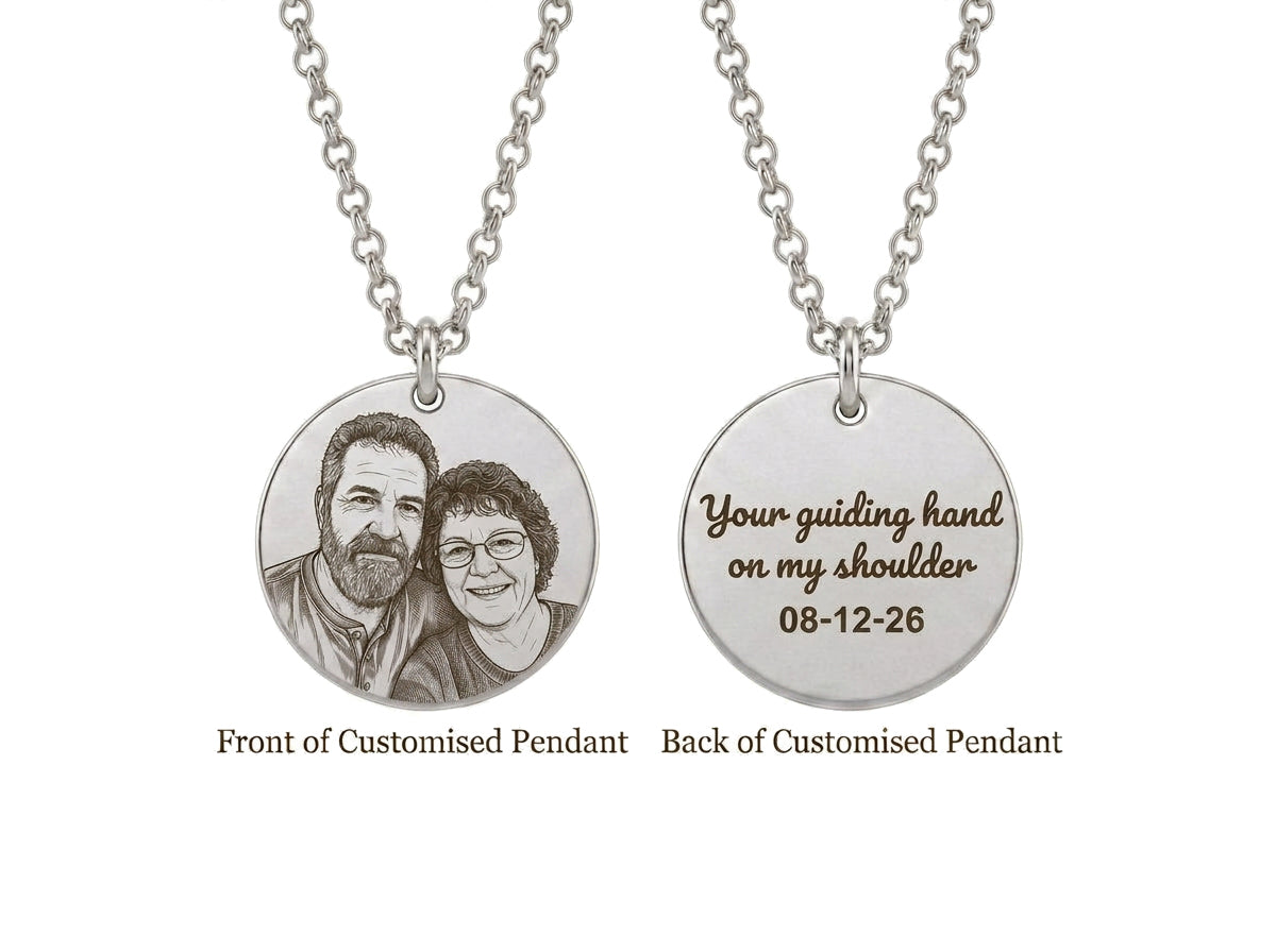 Photo Engraved Pendant