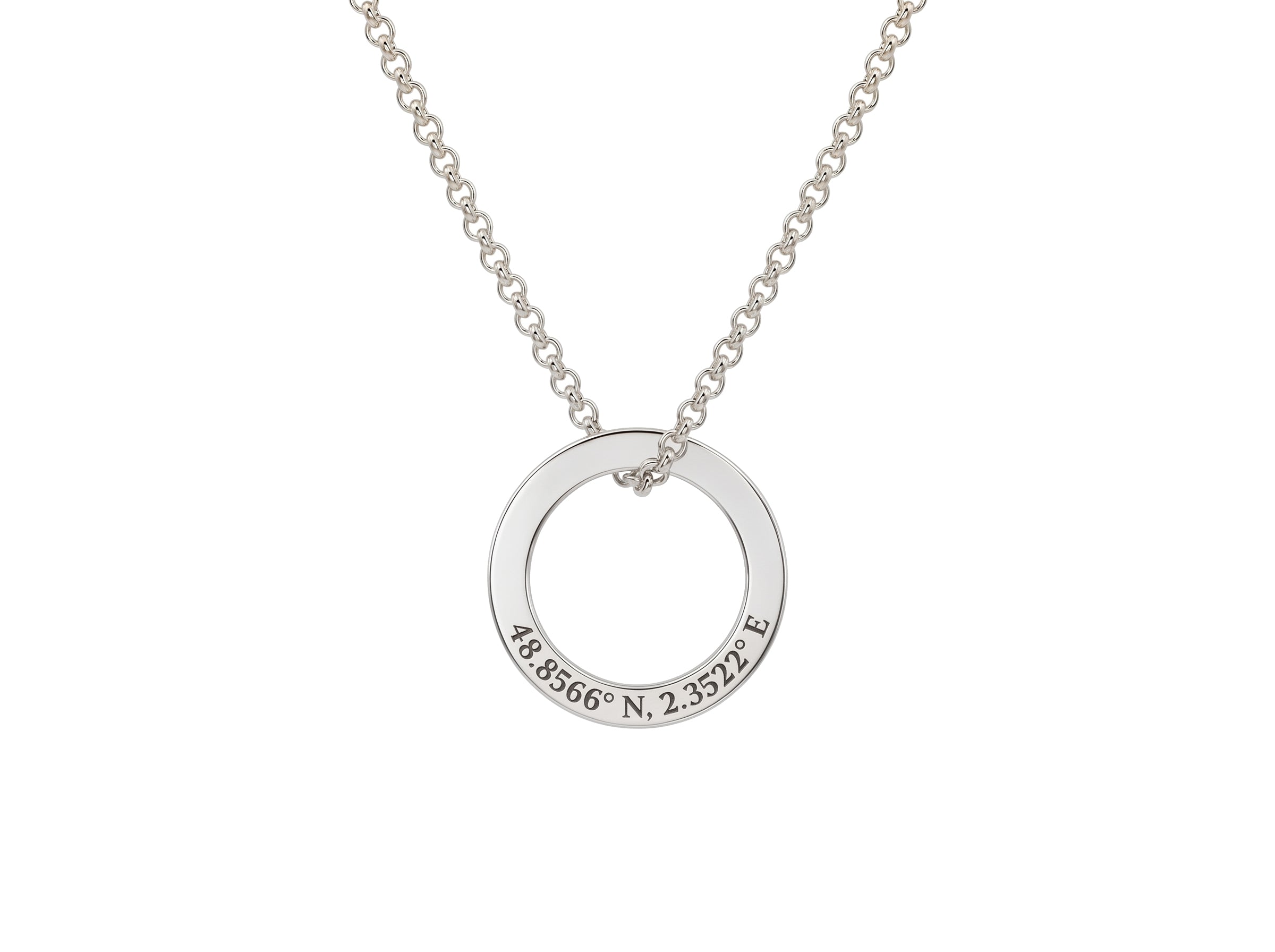 Personalized Circle Necklace