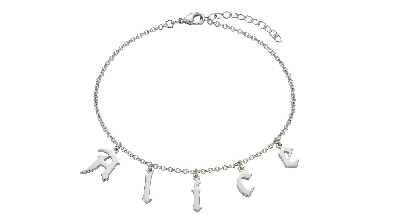Personalized Name Anklet