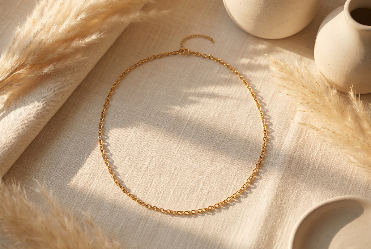 Robust Link Chain Necklace