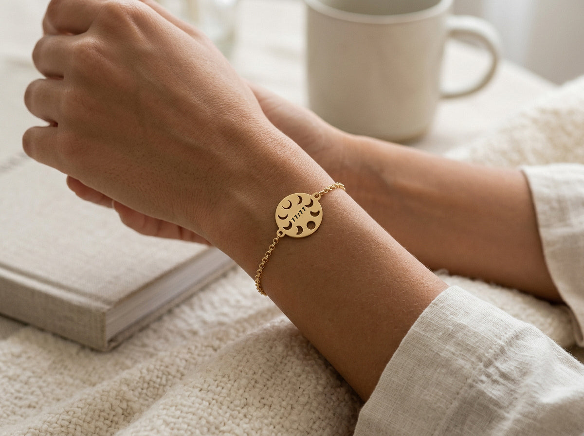 Custom Moon Phases Bracelet