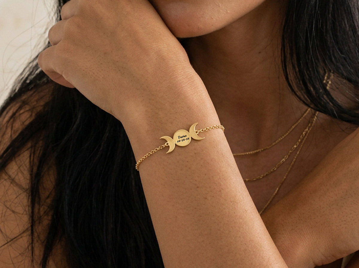 Moon Divine Hand Bracelet
