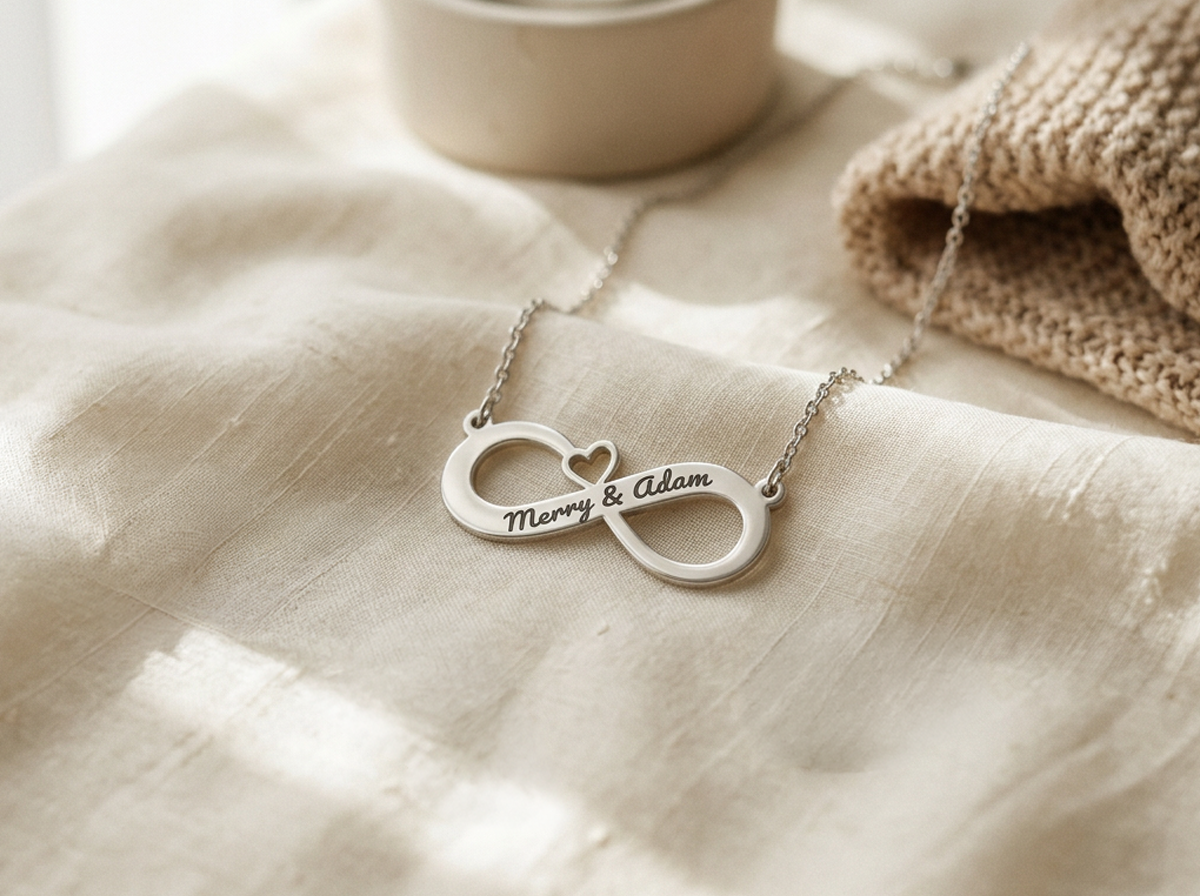 Infinity & Heart Necklace