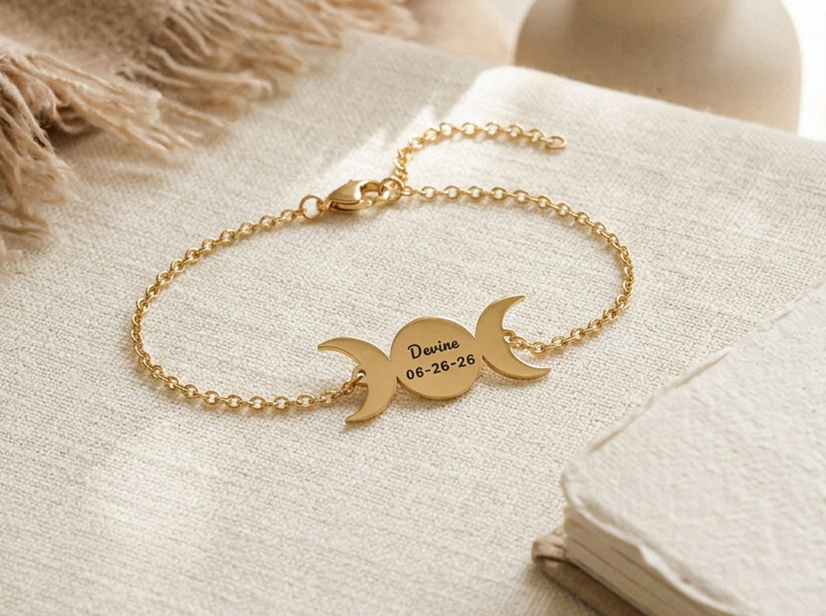 Moon Divine Hand Bracelet