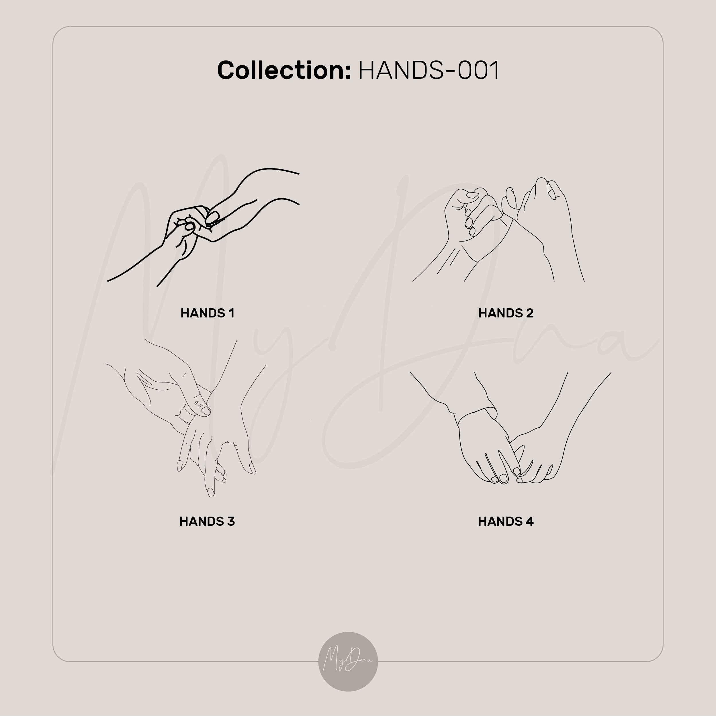 Holding Hands Signet Ring