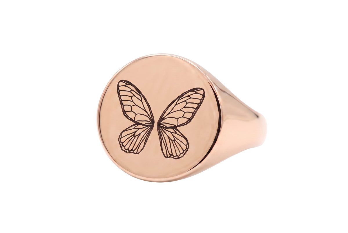 Fairy Wings Signet Ring